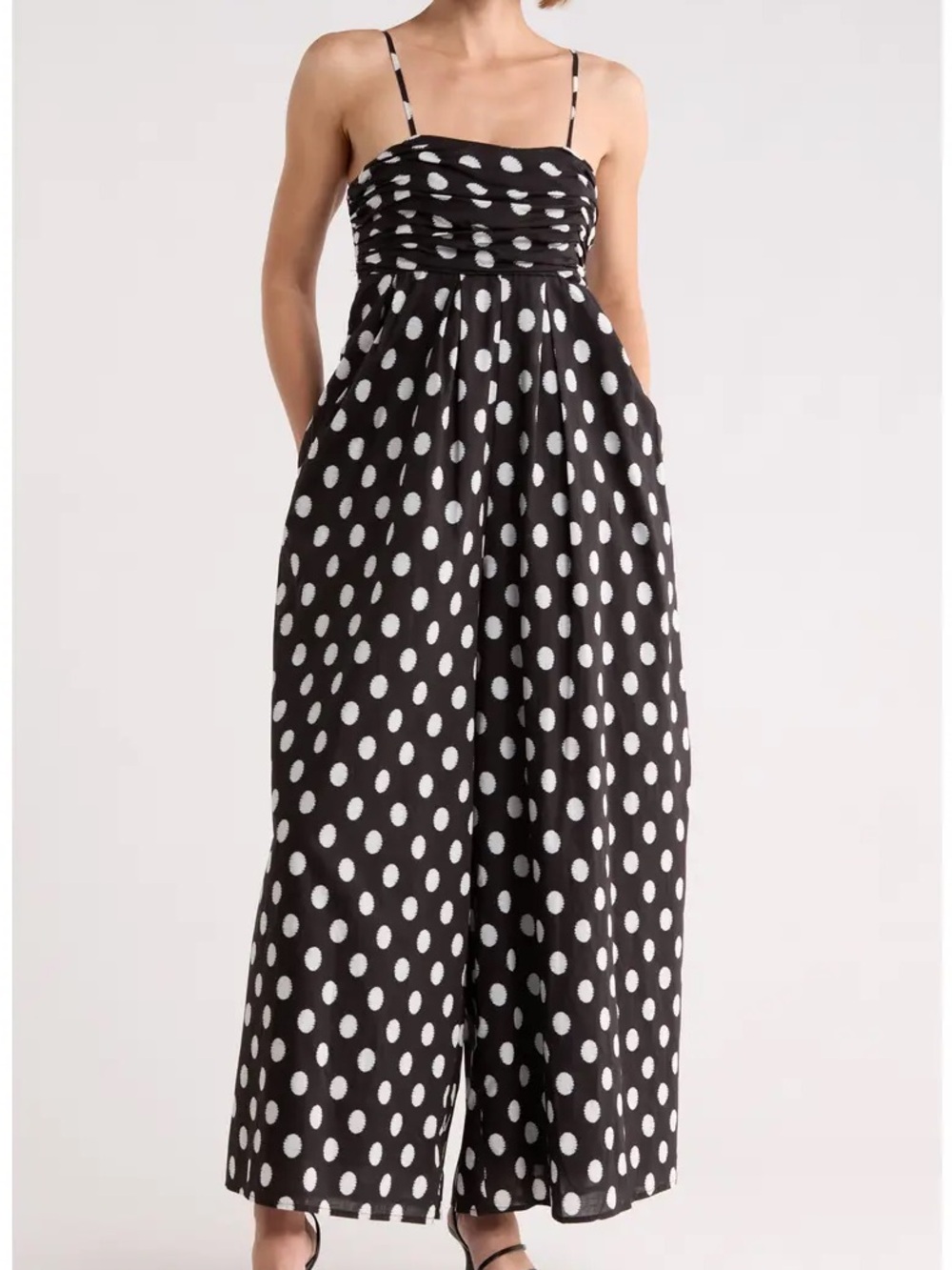 Hutch Ottie Polka Dot Wide Leg Jumpsuit